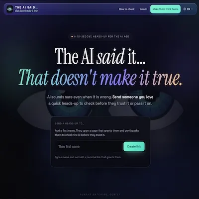 The AI Said (chatgpthatgesagt.de) Preview