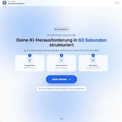 Meine KI Idee Preview